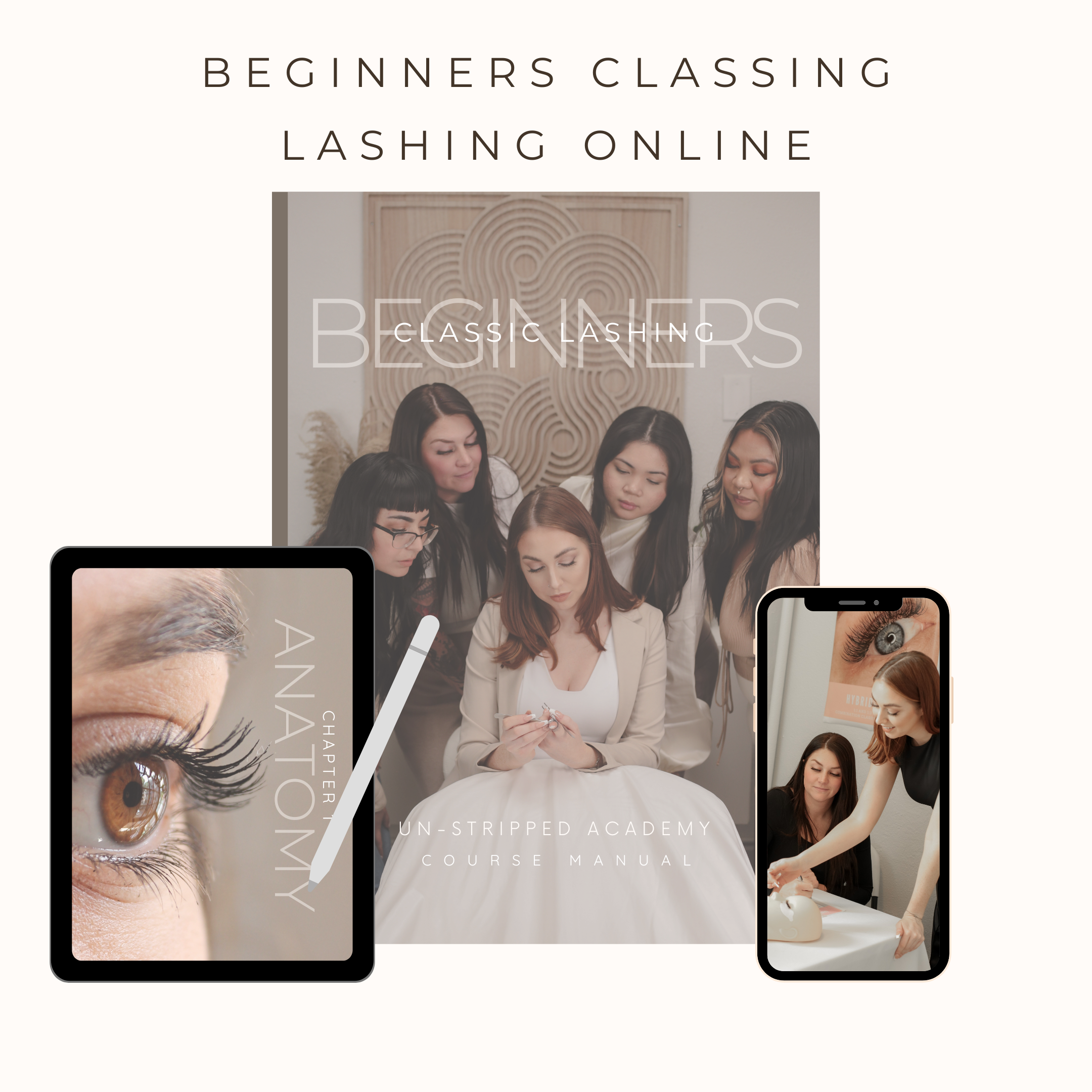 Beginners Classic Lashing Online