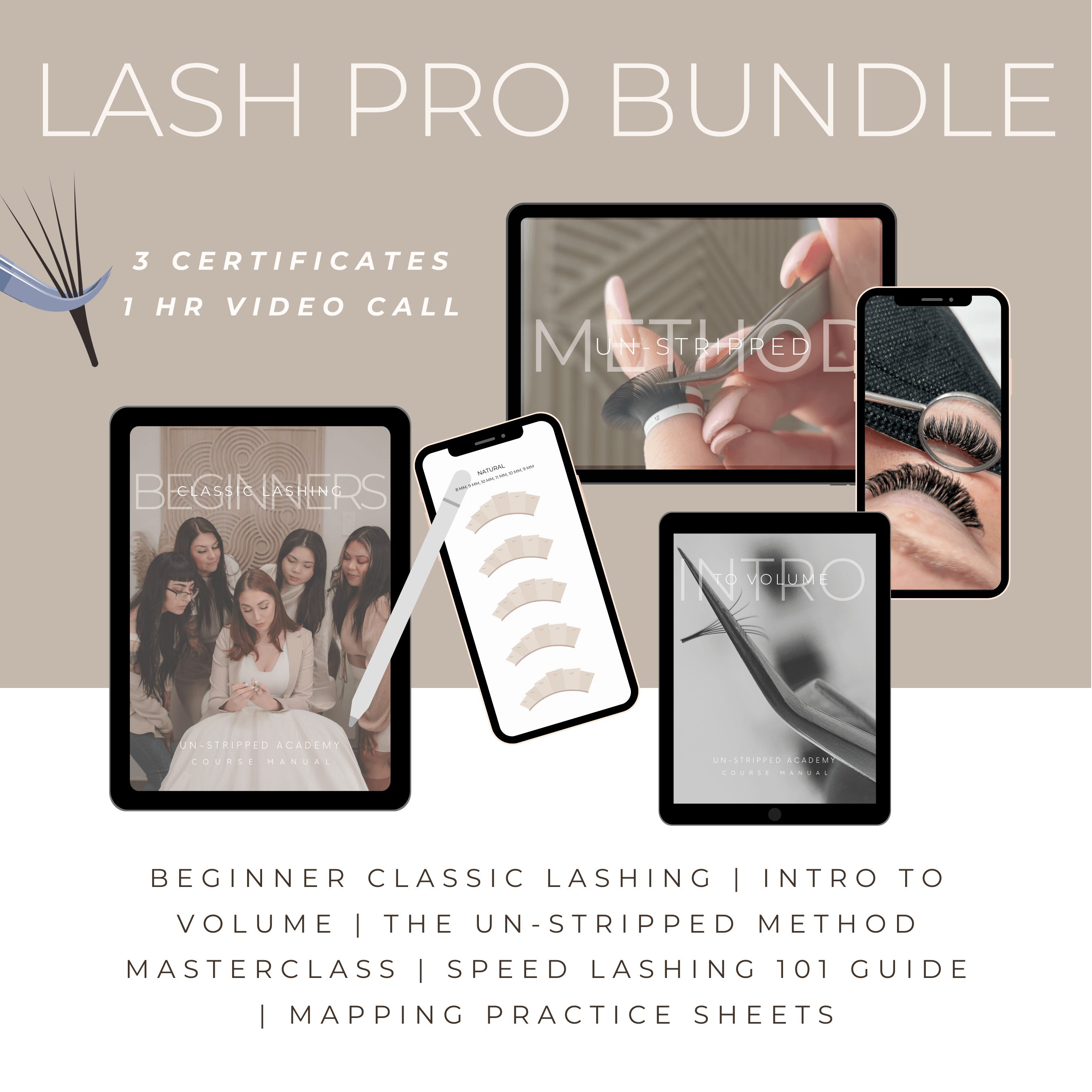 Lash Pro Bundle - Un-Stripped